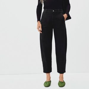 Everlane Utility Barrel Pant Jeans in Black sz 0